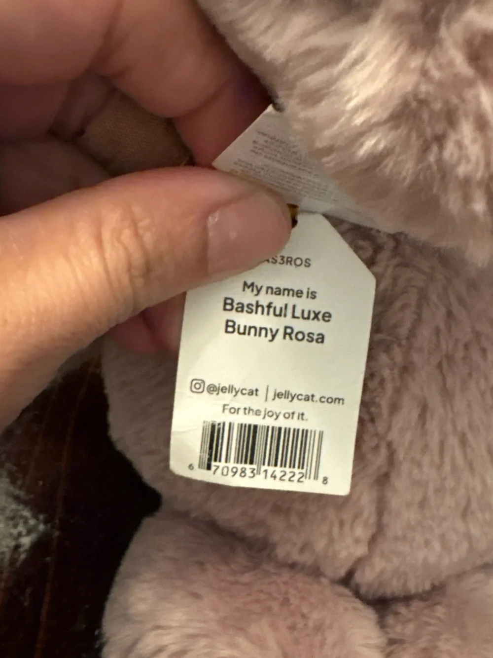 Jellycat Blush Pink Bashful Bunny Plush
